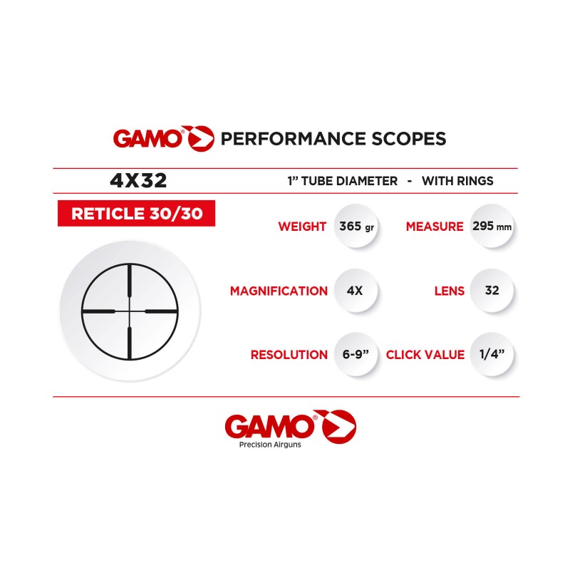 DALJNOGLED GAMO 4x32 WR